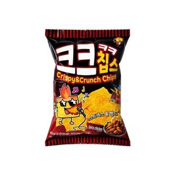 Чіпси Сrispy&Crunch зі смаком гострої курки, 45 г 803722 фото