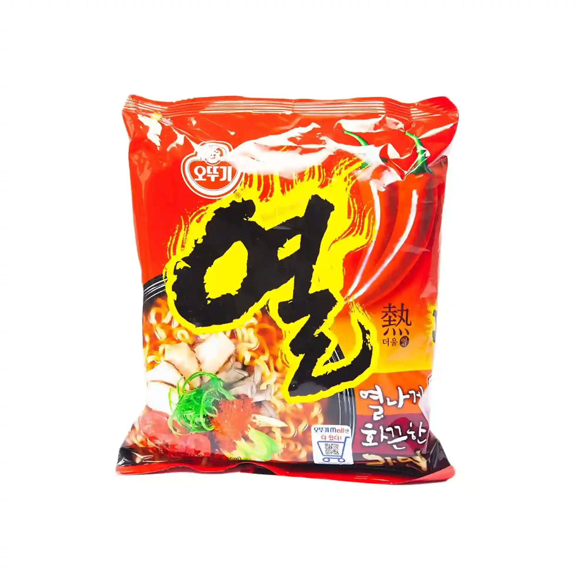 Пакет локшини Йоль Рамьон Ottogi 120 г – гостра корейська локшина