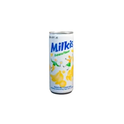 Молочний газований напій Мілкіс зі смаком банану, 250 мл