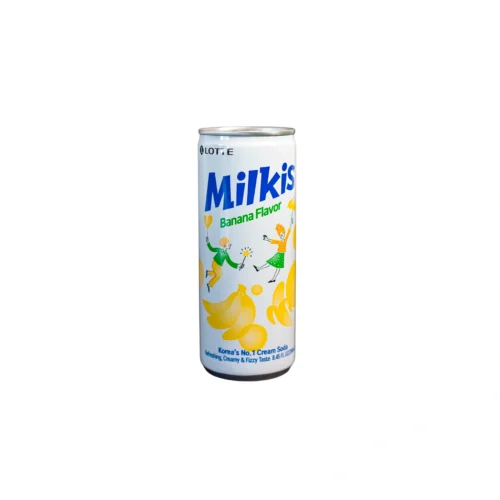 Молочний газований напій Мілкіс зі смаком банану, 250 мл