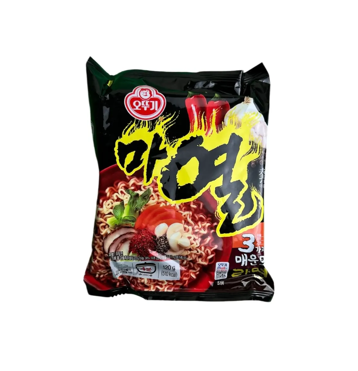 Пакет Ма Йоль Рамьон 120 г – гостра корейська локшина