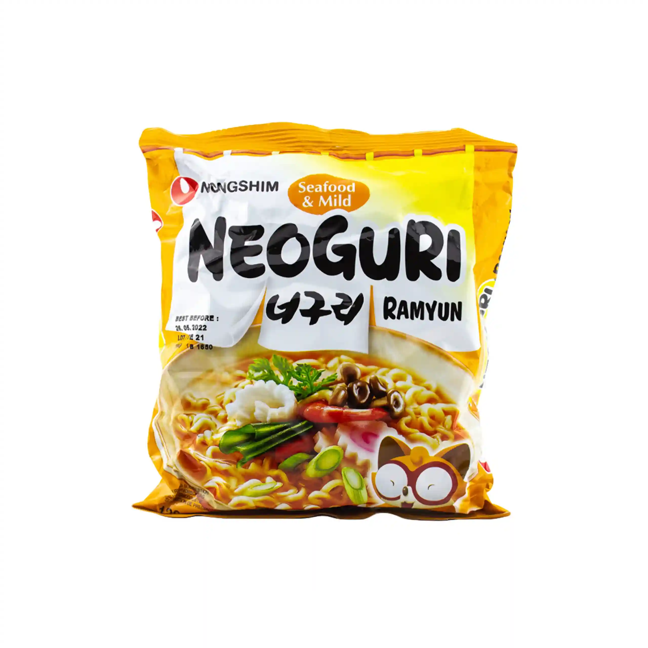 Рамьон Ногурі Nongshim 120 г – корейська локшина з морепродуктами