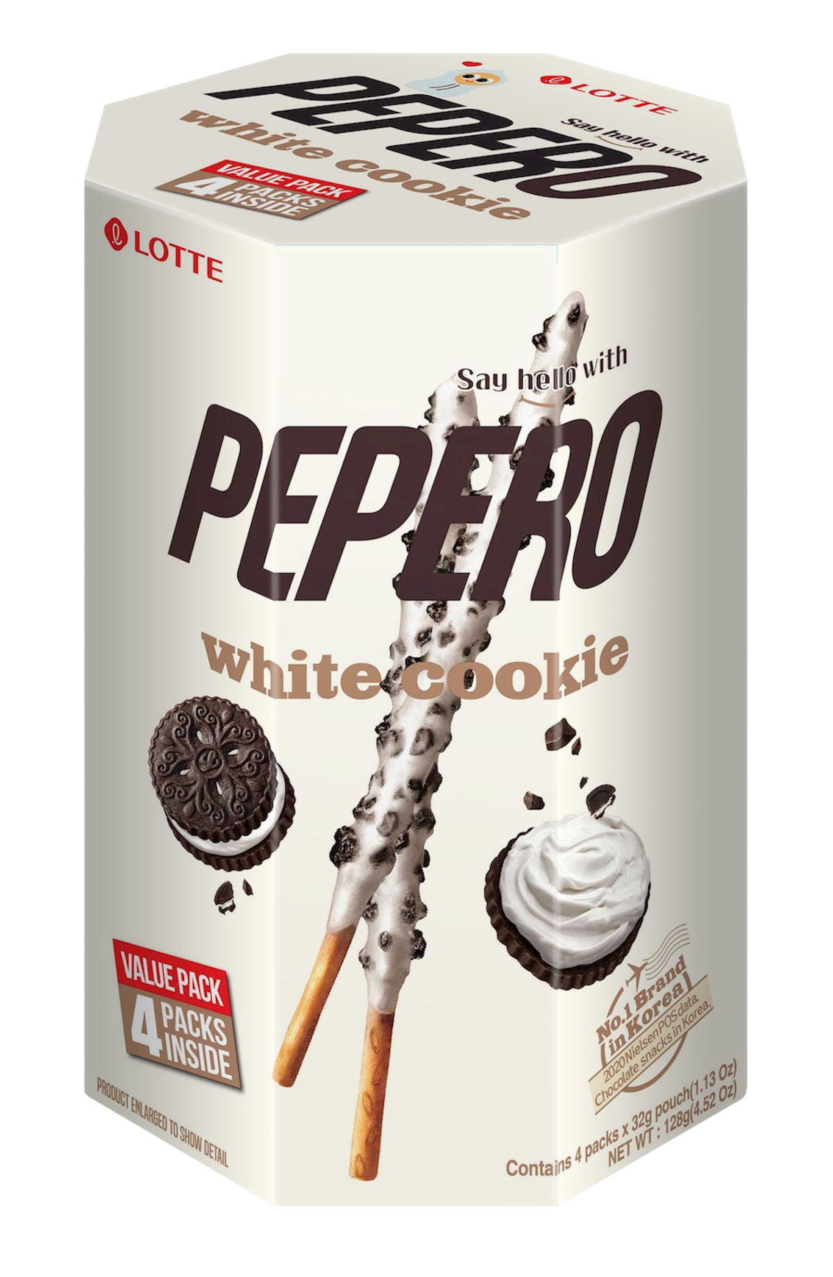 Пеперо білий шоколад, 128г