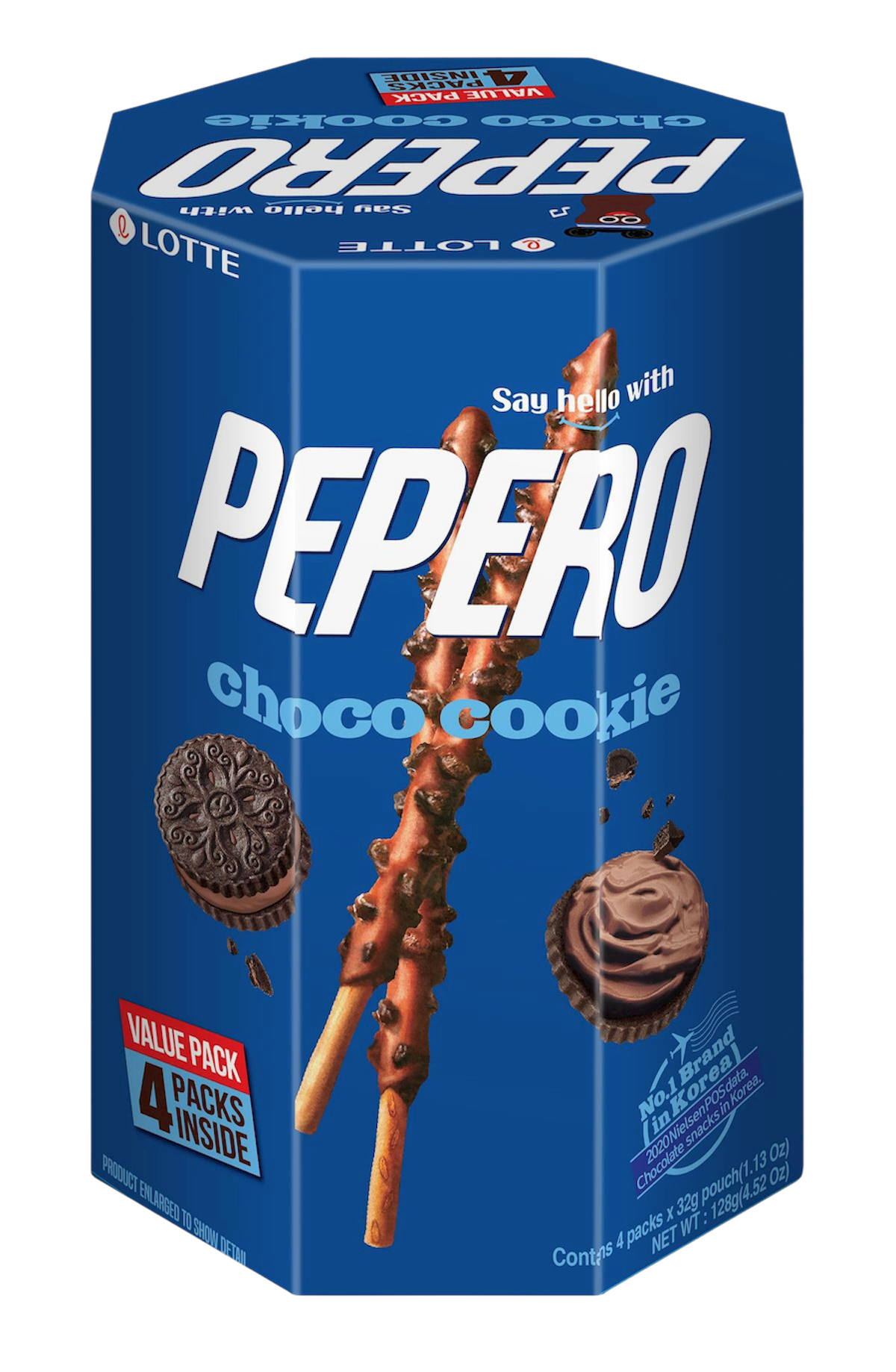 Пеперо темний шоколад, 128г