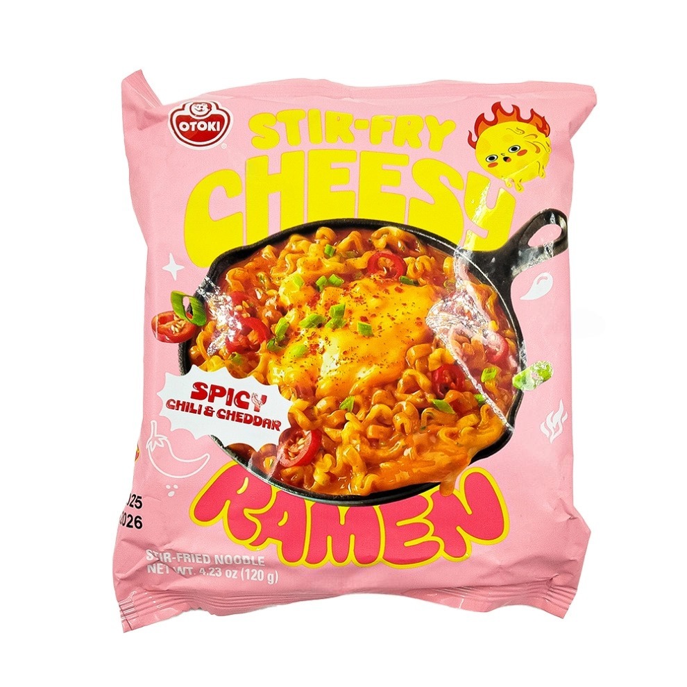 Рамьон зі смаком сиру чеддер та чілі без бульйону, 120 г